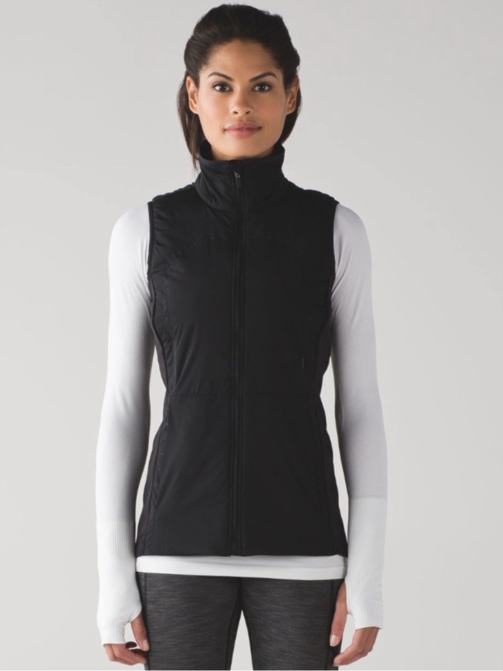 Lululemon Run For Cold Vest Black size 8